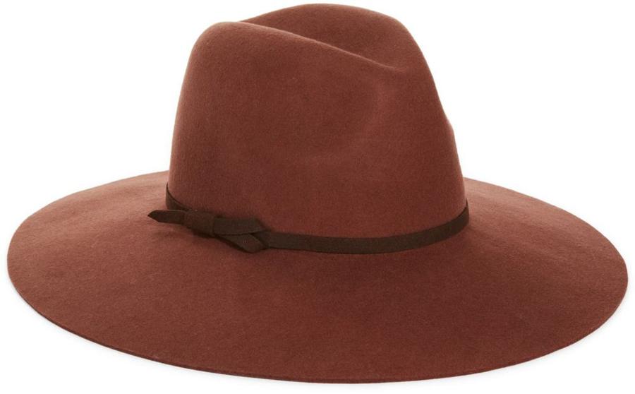Red Wide Brim Hat